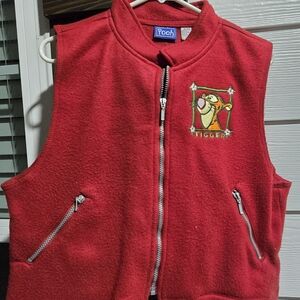 Red Tigger Fleece Vest